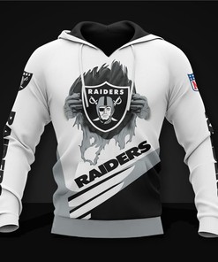 Stand Out In The Crowd With This All Over Print Las Vegas Raiders Cool Graphic Hoodie