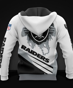 Stand Out In The Crowd With This All Over Print Las Vegas Raiders Cool Graphic Hoodie