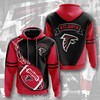 Stand Out With Flame Balls Graphic Atlanta Falcons Hoodie