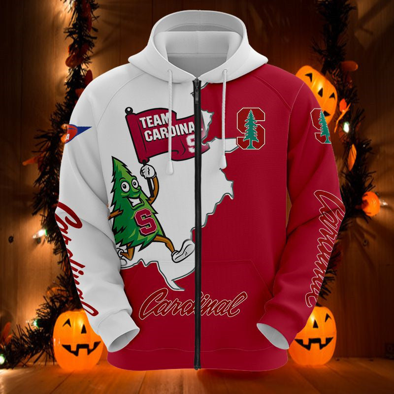 Stanford Cardinal Hoodie 3D Mascot Printed Gifts For Fans With Mens 3D Hoodies