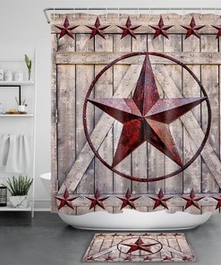 Star Shower Curtain - Celestial Bathroom Accessory