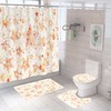 Star Shower Curtain with Abstract Design for Sleek Bathroom Decor