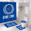 Star Themed Shower Curtain For Bathroom Decor