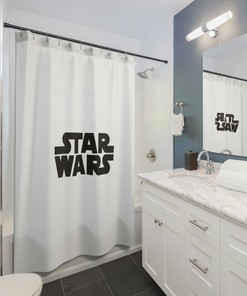 Star Wars Shower Curtain for Fans of the Epic Space Saga