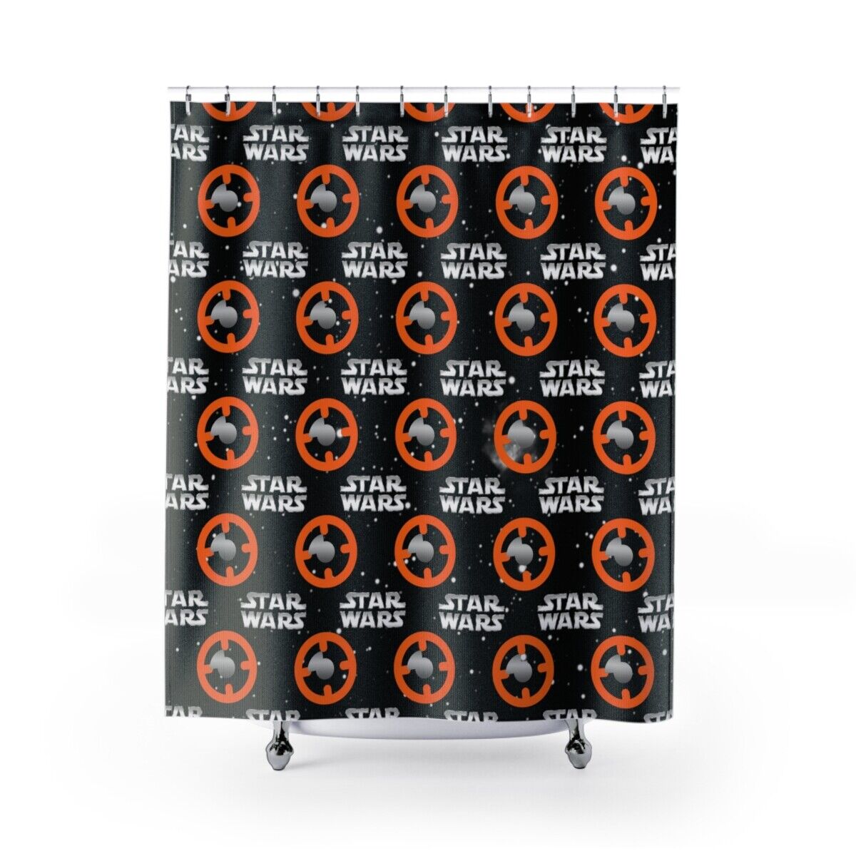 Star Wars Shower Curtain with Logo Design