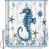 Starfish And Seahorse Ocean Shower Curtain For A Beachy Look