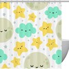 Starry Moon, Cloud and Stars Shower Curtain: Out of This World Bathroom Accessories with Magical Touch
