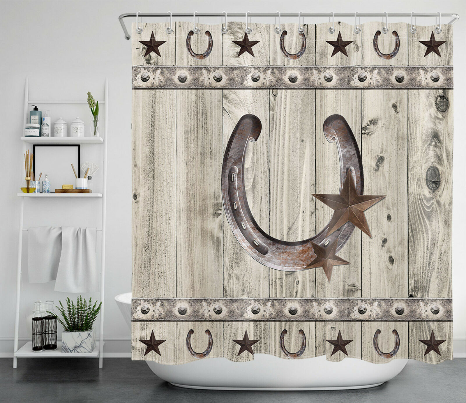 Starry Night Bathroom Curtain Design - Image 2