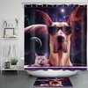 Starry Sky Pet Shower Curtain - Funny Cat Dog Bathroom Accessory
