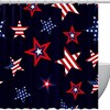 Stars Pattern American Flag Shower Curtain For Your Bathroom