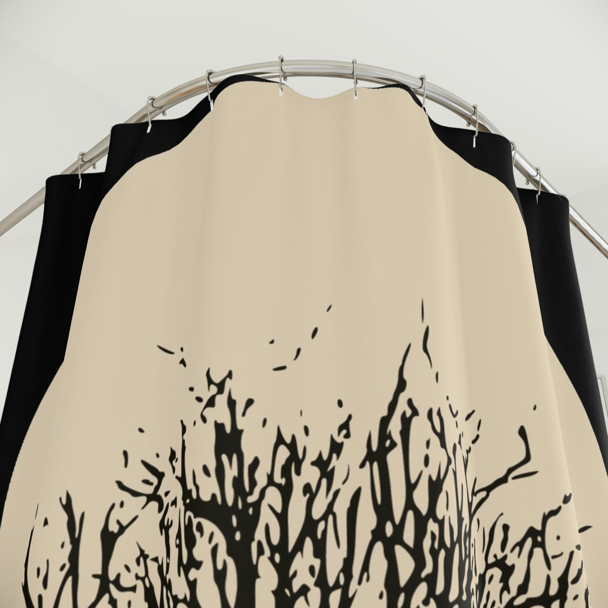Statement Piece Boho Moon Shower Curtain To Elevate Bathroom Decor - Image 3