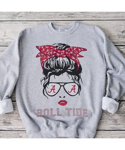 Stay Casual And Cute With Messy Bun Alabama T-Shirt