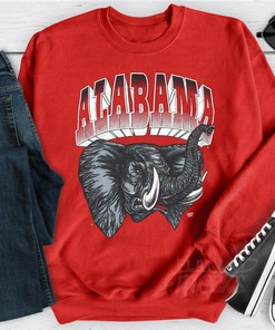 Stay Classic and Comfortable with NCAA (Tultex) - Alabama Crimson Tide Crew Neck Sweatshirt from 1990s