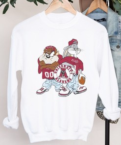 Stay Classic and Unique with Vintage NCAA Alabama Crimson Tide Looney Tunes Shirt