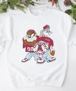 Stay Classic and Unique with Vintage NCAA Alabama Crimson Tide Looney Tunes Shirt