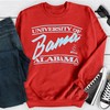 Stay Classic and Vintage with this Vintage 90s NCAA Alabama University ORIGINAL Crewneck Sweatshirt