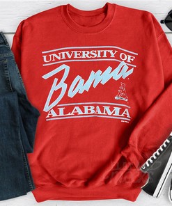 Stay Classic and Vintage with this Vintage 90s NCAA Alabama University ORIGINAL Crewneck Sweatshirt
