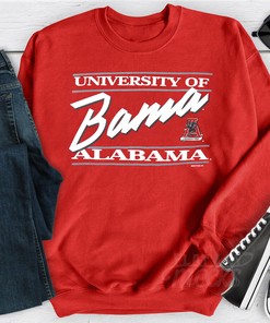 Stay Classic with NCAA - Alabama Crimson Tide Crew Neck Sweatshirt from 1990s