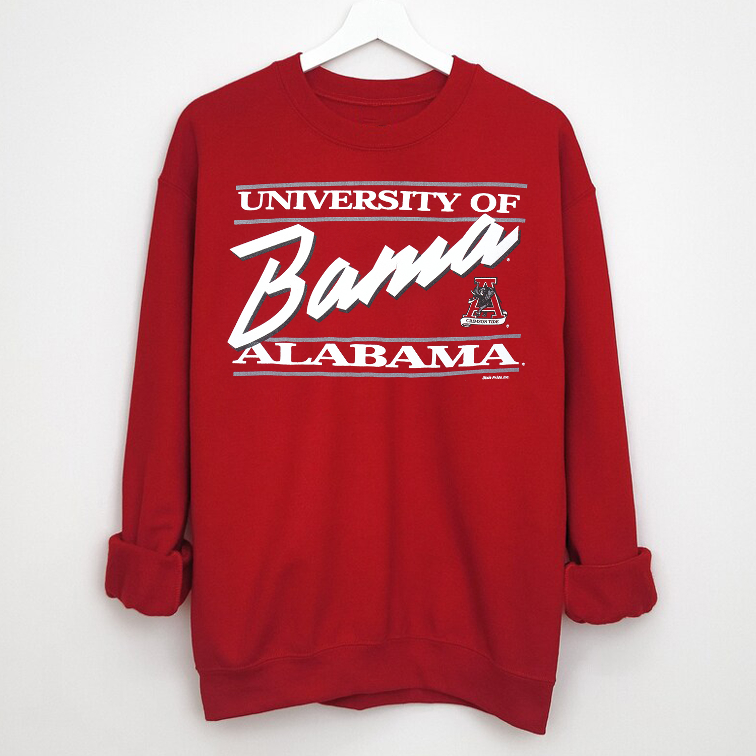 Stay Classic with NCAA - Alabama Crimson Tide Crew Neck Sweatshirt from 1990s