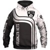 Stay Cozy With Brooklyn Nets Hoodie 3D Zip Hoodie For Fans