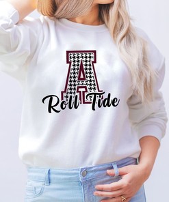 Stay Cozy and Stylish with Alabama Roll Tide Sweater featuring University of Alabama Football Team Design