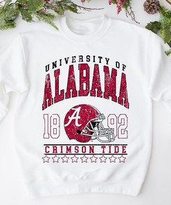 Stay Cozy and Stylish with Retro University of Alabama Vintage Crewneck Sweatshirt