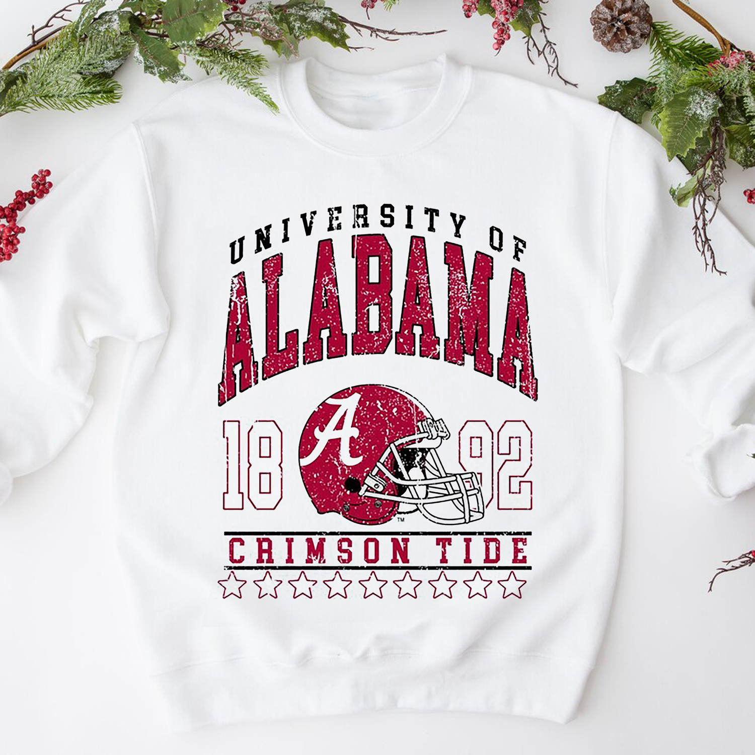 Stay Cozy and Stylish with Retro University of Alabama Vintage Crewneck Sweatshirt
