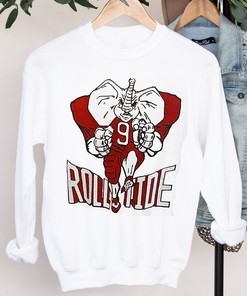 Stay Cozy and Stylish with Vintage University of Alabama Roll Tide NCAA College 1980s Crewneck Sweatshirt