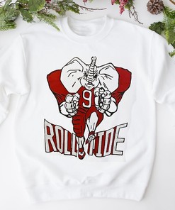 Stay Cozy and Stylish with Vintage University of Alabama Roll Tide NCAA College 1980s Crewneck Sweatshirt