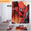 Stay Safe With Non-Slip Mat Spiderman Comic Bathroom Shower Foot Mat.