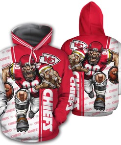 Stay Ultra Cool With This Kansas City Chiefs 3D Hoodie