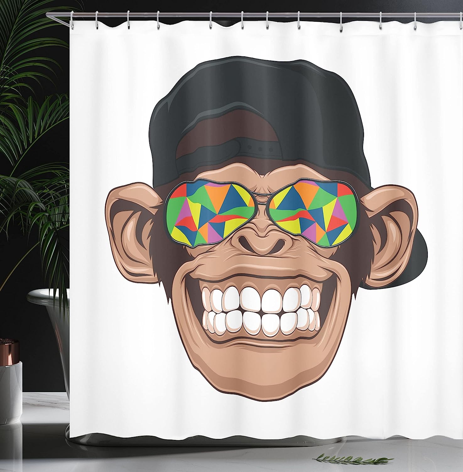 Still Waterfall In The Forest In Northern Alabama Habitat Ecosystem Scenery Natural Cave Shower Curtain - Image 3