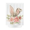 Strawberry Scene Print Floral Shower Curtain for Spring Bathroom 