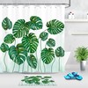 Striking Watercolor Deer Night Shower Curtain for Your Wildlife-Inspired Bathroom 