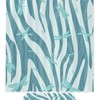 Striped Dragonfly Print Shower Curtain For Bathroom Tub Set With Fresh Design