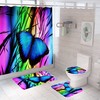 Stunning Blue Butterfly Waterproof Shower Curtain For Peaceful Bathroom Decor