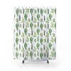 Stunning Cactus And Succulent Plant Shower Curtain For Green Desert Vibes