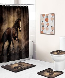 Stunning Horse Shower Curtain - Farmhouse Bathroom Decor