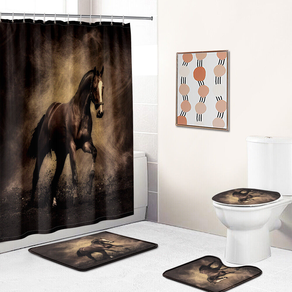 Stunning Horse Shower Curtain - Farmhouse Bathroom Decor