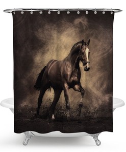 Stunning Horse Shower Curtain - Farmhouse Bathroom Decor
