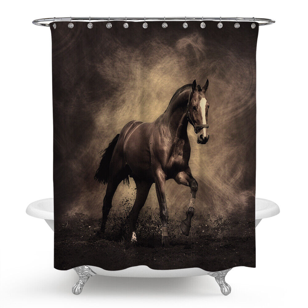 Stunning Horse Shower Curtain - Farmhouse Bathroom Decor