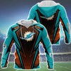 Stunning Miami Dolphins Graphic 3D Hoodie Printing Gift For Fans