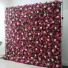 Stunning Rose Red Flowers Roll Up Curtain for Wedding or Shower Decor