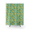 Stunning Sunflower Print Shower Curtain to Elevate Your Bathroom Style