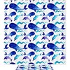 Stunning Watercolor Blue Whale and Dolphin Shower Curtain for Your Modern Bathroom