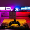 Style Game Room Decor - Video Game Room Area Rug with Customizable Text for Living Room A04