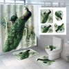 Stylish 3D Peacock Bird Animal Print Shower Curtain For Your Bathroom