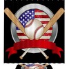 Stylish Baseball American Flag Shower Curtain In Black, Perfect For Any Sports-Themed Bathroom Decor