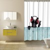 Stylish Dog Shower Curtain For Modern Bathroom - Home Textiles