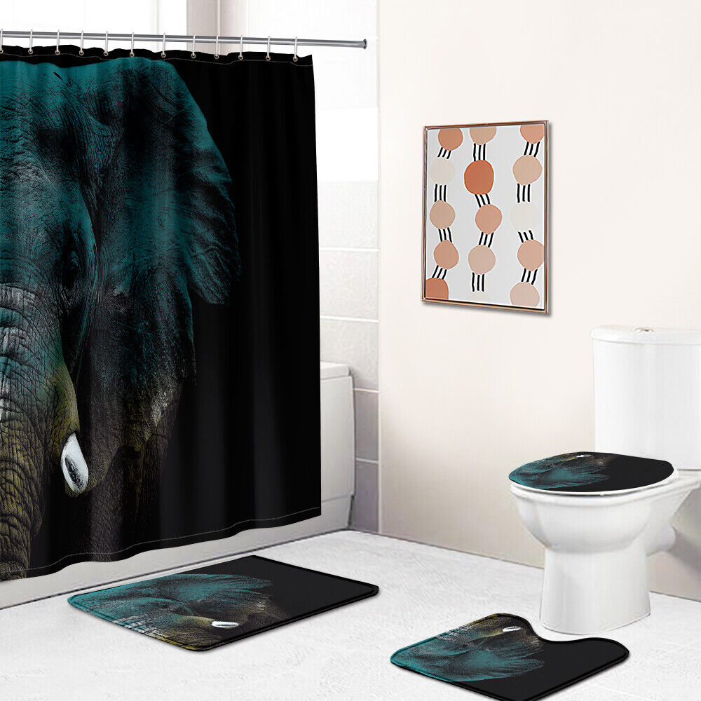 Stylish Elephant Shower Curtain For Your Bathroom